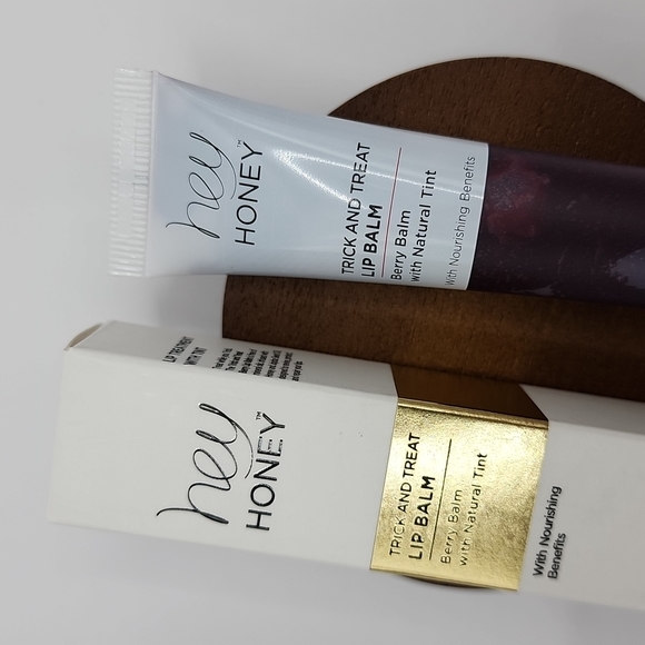 Hey Honey Trick and Treat Lip Balm- Berry Balm with Natural Tint - Picture 2 of 11